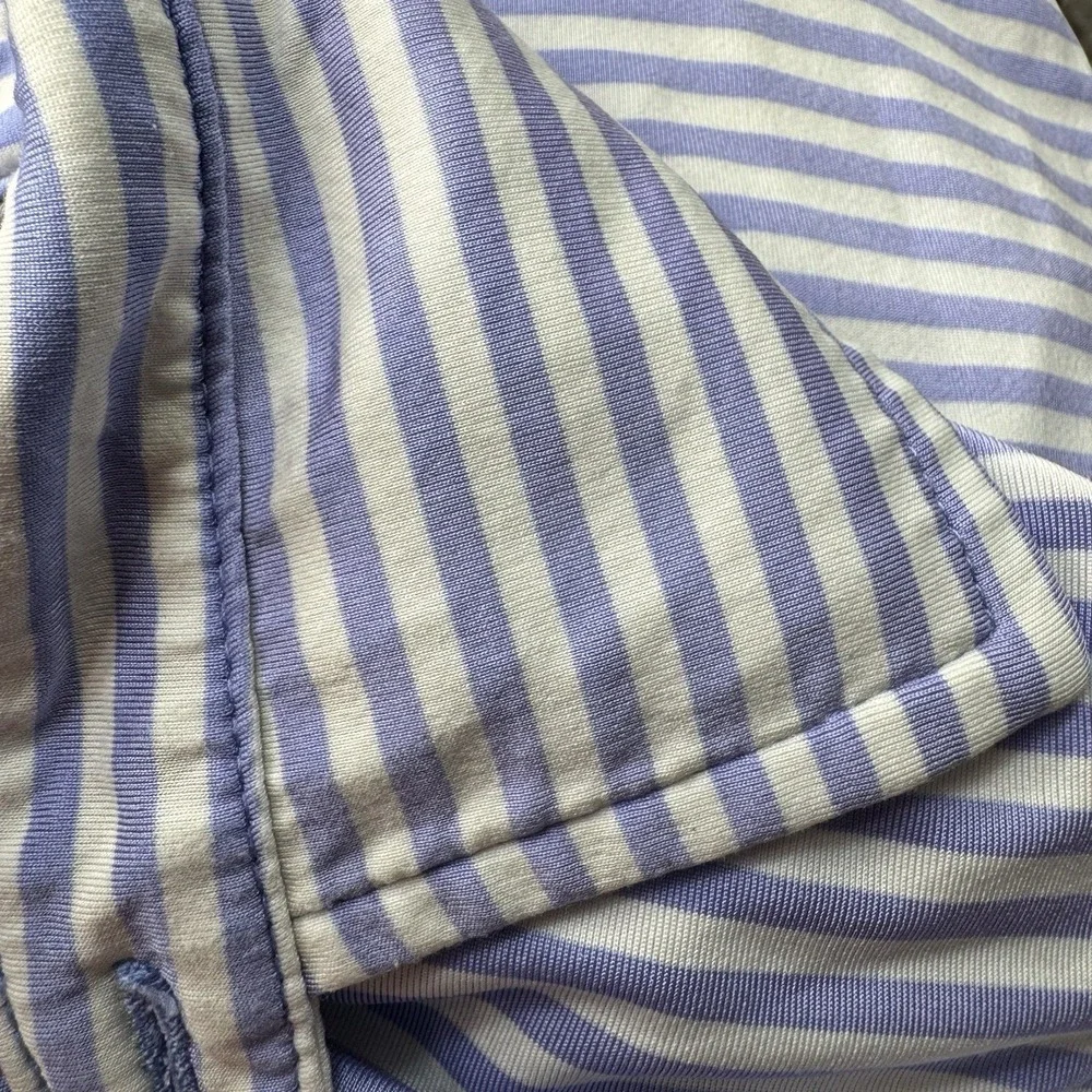Ralph Lauren‎ RLX Performance Golf Polo Shirt Men Size Large Blue Striped Preppy